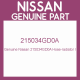 Genuine Nissan 215034GD0A Hose-radiator l