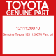 Genuine Toyota 1211120070 Pan, oil