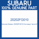 Genuine Subaru 20202FG010 Arm assy f alumi lh