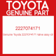 Genuine Toyota 2227074171 Valve assy idl