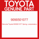 Genuine Toyota 9090501077 Spring  compression