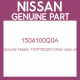 Genuine Nissan 1504100Q0A Chain assy oil