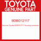 Genuine Toyota 9098012117 Housing,connector