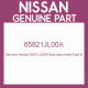 Genuine Nissan 65821JL00A Seal assy-hood front lh