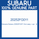 Genuine Subaru 20252FG011 Arm assy r upr   lh