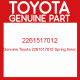 Genuine Toyota 2261517012 Spring,timer,