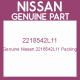 Genuine Nissan 2218542L11 Packing