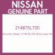 Genuine Nissan 214875L700 Motor assy fan