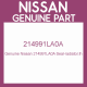 Genuine Nissan 214991LA0A Seal-radiator,lh