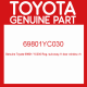 Genuine Toyota 69801-YC030 Reg. sub-assy, fr door window, rh