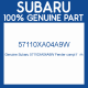 Genuine Subaru 57110XA04A9W Fender compl f   rh