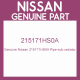 Genuine Nissan 215171HS0A Pipe-sub radiator