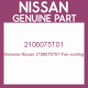 Genuine Nissan 2106075T01 Fan-cooling