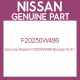 Genuine Nissan F20250W486 Bumper-fr,ctr l