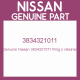 Genuine Nissan 3834321011 Ring o retainer