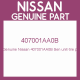 Genuine Nissan 407001AA0B Sen unit-tire p