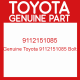 Genuine Toyota 9112151085 Bolt