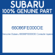 Genuine Subaru 66086FE000OE Console-inpane