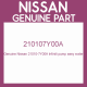 Genuine Nissan 21010-7Y00A Infiniti pump assy water