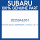 Genuine Subaru 20250AE031 Link assy r upr  rh