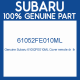 Genuine Subaru 61052FE010ML Cover remote dr  lh