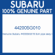 Genuine Subaru 44200SG010 Exh pipe assy r