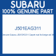 Genuine Subaru J501EAG311 Carpet mat lhd beige obl 04