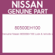 Genuine Nissan 80500EH100 Lock & remote c