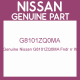 Genuine Nissan G8101ZQ0MA Fndr rr lh