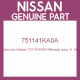 Genuine Nissan 751141KA0A Member assy  fr  lh