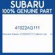 Genuine Subaru 41022AG111 Cushion rub      rh