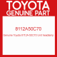 Genuine Toyota 8112A-50C70 Unit headlamp