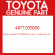 Genuine Toyota 4871006080 Arm assy, rr suspension, no.1