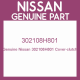 Genuine Nissan 302108H801 Cover-clutch