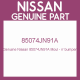 Genuine Nissan 85074JN91A Moul - rr bumper