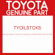 Genuine Toyota TYOILSTCKS Toyota oil change stickers 500 pcs /pack