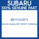 Genuine Subaru 86111AG011 Unit&relay