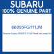 Genuine Subaru 66055FG111JM Panel inst compl lhd