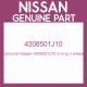 Genuine Nissan 4308501J10 O ring rr wheel