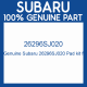 Genuine Subaru 26296SJ020 Pad kit f