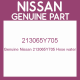 Genuine Nissan 213065Y705 Hose water