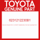 Genuine Toyota 62312-12230-B1 Weatherstrip, front door opening trim, lh