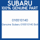 Genuine Subaru 016510140 Bolt