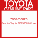 Genuine Toyota 7587560020 Cover