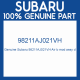 Genuine Subaru 98211AJ021VH Air b mod assy d