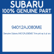 Genuine Subaru 94012AJ080ME Trim pnl ay b pl crc