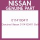 Genuine Nissan 0114100411 Bolt