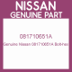 Genuine Nissan 081710651A Bolt-hex