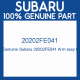 Genuine Subaru 20202FE041 Arm assy f