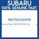 Genuine Subaru 96075SG000W6 Cap              rh